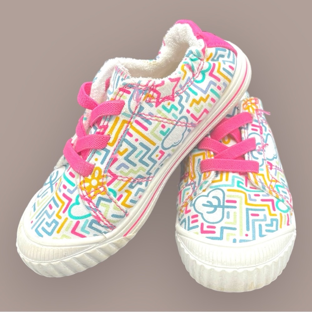 Wonder Nation Girl Casual Bump Toe Sneakers - size 10